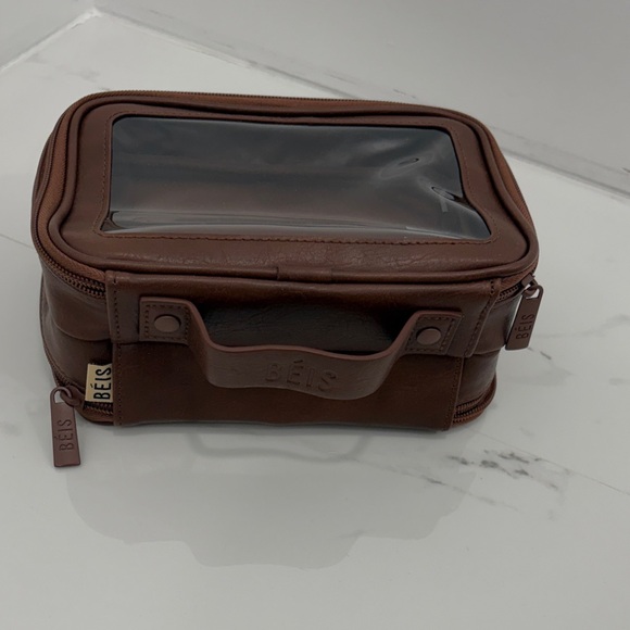 BEIS Travel Makeup Bag Brown - Picture 7 of 7